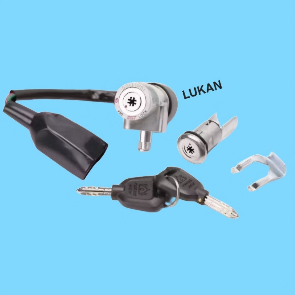 Bộ ổ khóa, công tắc điện 8 cạnh xe DREAM chống đoản - Ảnh 2