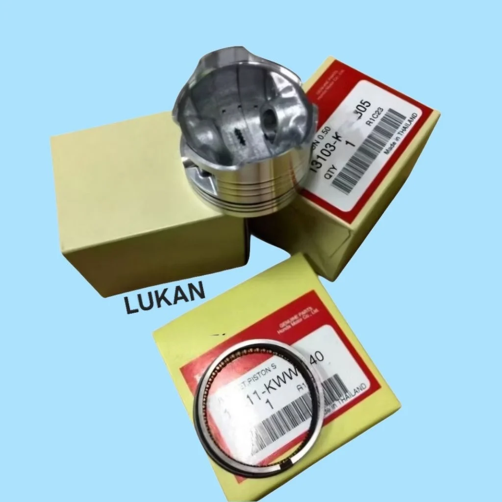 Trái piston bạc, xéc măng WAVE S110, RSX, BLADE, ALPHA 110... zin 13101-KWW-740, 13021-KWB-305, 13101-K03-H10 - Ảnh 2