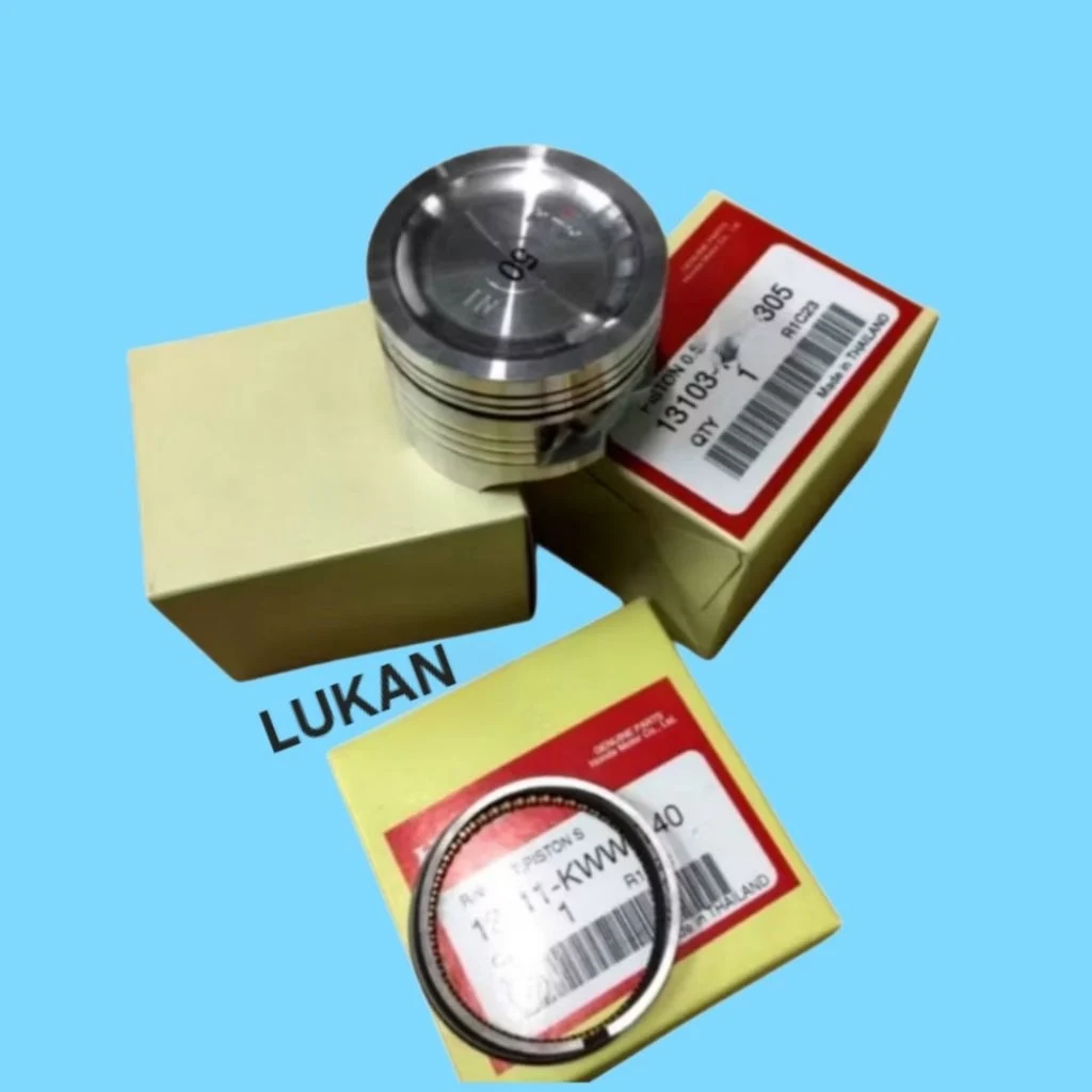 Trái piston bạc, xéc măng WAVE S110, RSX, BLADE, ALPHA 110... zin 13101-KWW-740, 13021-KWB-305, 13101-K03-H10 - Ảnh 4