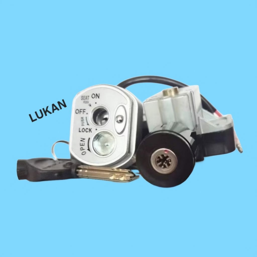 Bộ ổ khóa, công tắc điện 8 cạnh xe FUTURE NEO, X 125... chống đoản 2 dây - Ảnh 3