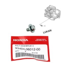 Ốc, bu lông giữ cốt cam đầu quylat xe WAVE S110, RSX, BLADE, A110... 6x12 zin 93404-06012-00