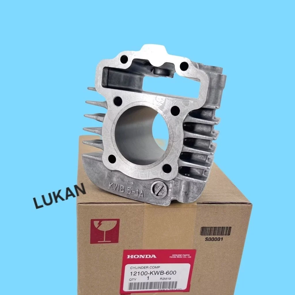 Lòng, nòng hơi xi lanh xe WAVE RSX 110 Fi luôn piston bạc zin Honda 12100-K03-H10, KWB-600 - Ảnh 4