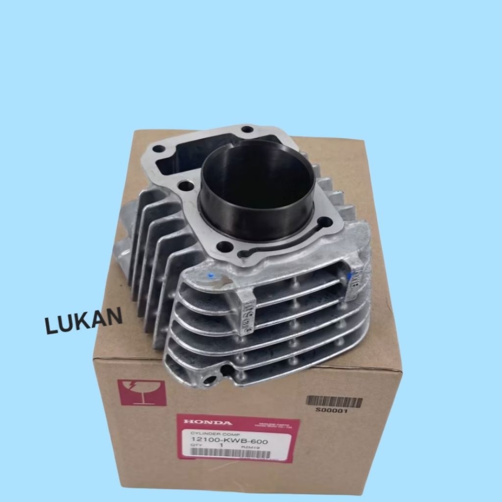 Lòng, nòng hơi xi lanh xe WAVE RSX 110 Fi luôn piston bạc zin Honda 12100-K03-H10, KWB-600 - Ảnh 7