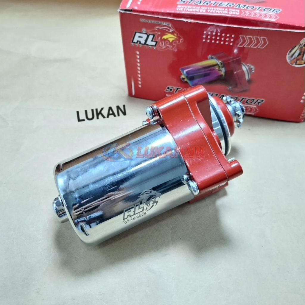Củ motor đề khởi động độ mẫu lớn xe DREAM, WAVE.... Redleo - Ảnh 2