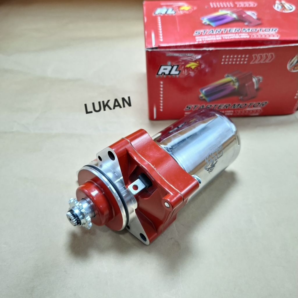Củ motor đề khởi động độ mẫu lớn xe DREAM, WAVE.... Redleo - Ảnh 3