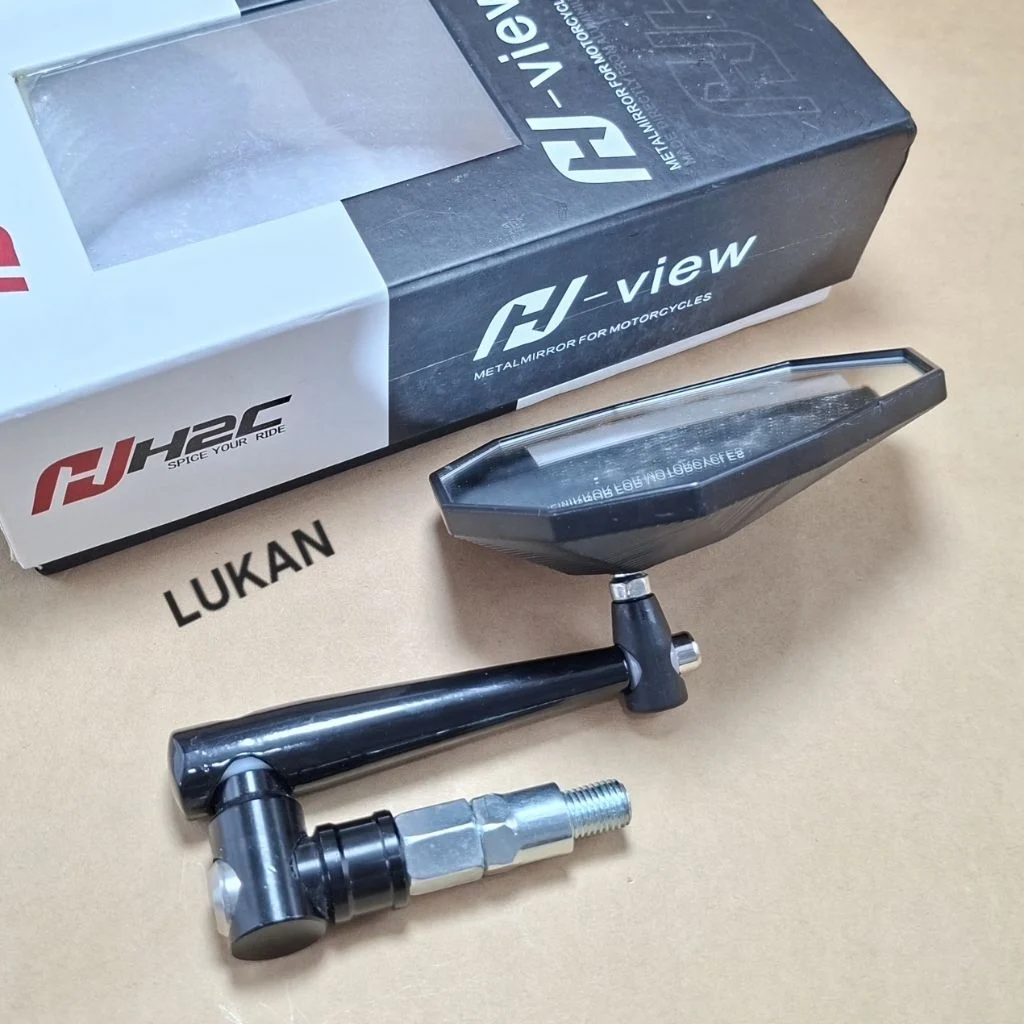 Gương kính chiếu hậu H2C chiếc lá xoay 360 xe WAVE, FUTURE, WINNER.... - Ảnh 2