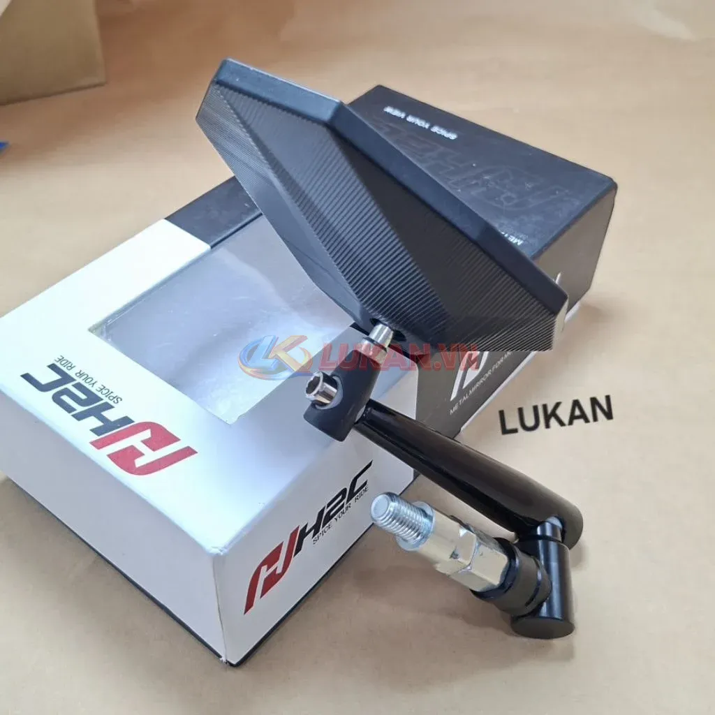 Gương kính chiếu hậu H2C chiếc lá xoay 360 xe WAVE, FUTURE, WINNER.... - Ảnh 4