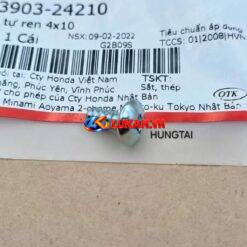 Ốc, vít bắt đèn xi nhan trước xe DREAM zin, Vít tự ren 4x10 93903-24210