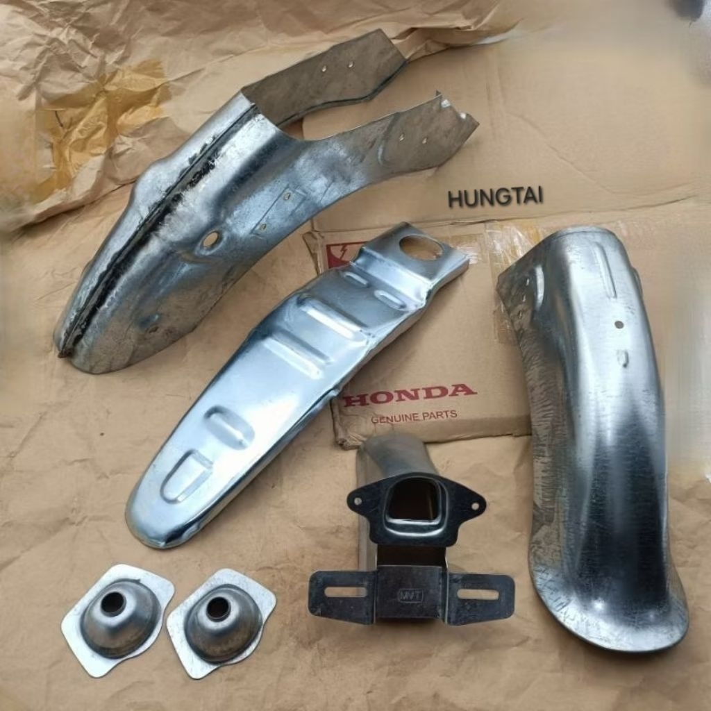 Bộ mộc đồng khung sườn đuôi xe CUB 78. dè chắn bùn - Ảnh 3