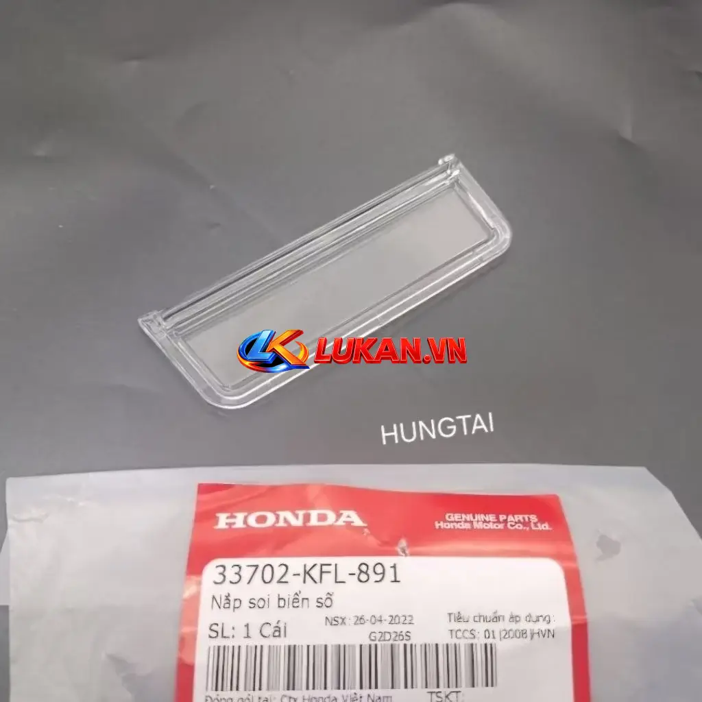 Nắp soi đuôi biển số, đèn hậu xe FUTURE 1 đời đầu zin 33702-KFL-891 - Ảnh 3