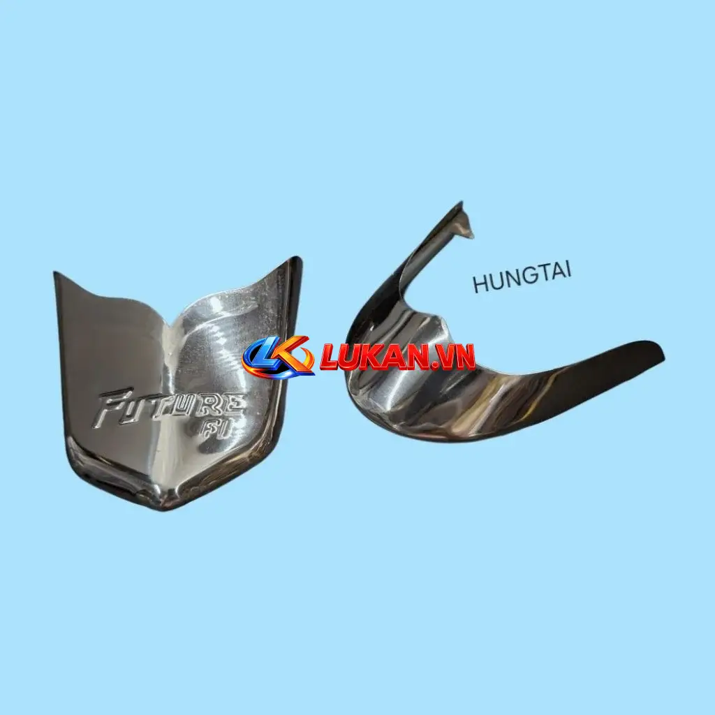 Cặp mũi dè đuôi, chắn bùn trước sau inox xe FUTURE X 125.... zin - Ảnh 5