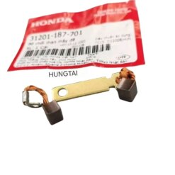 Chỗi than, củ motor đề khởi động DREAM, WAVE, FUTURE...  zin Honda 31201-187-701