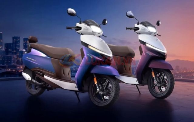 TVS Jupiter 110 DualTone ra mat Them tua lung xinhan tuan tu ngoai hinh lot xac - 3